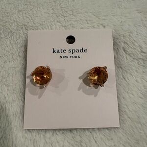 Kate Spade Peach Stud Earrings